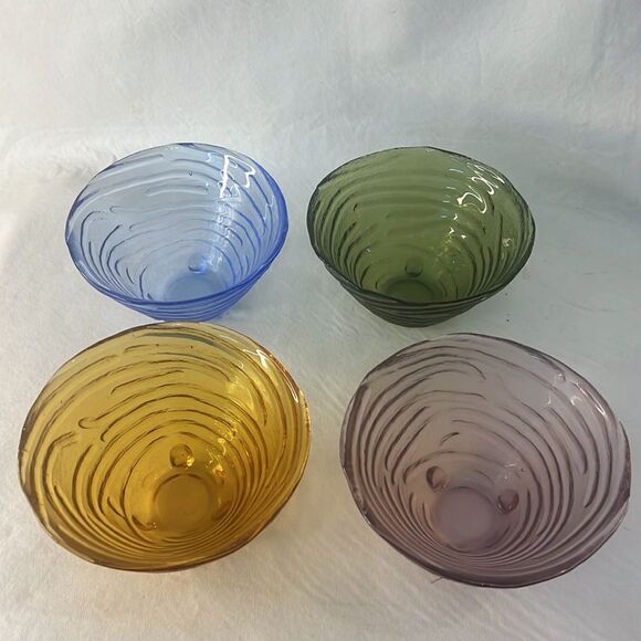 Longaberger Woven Tradition Condiment Dessert Bowl Caddy Wrought Iron Glass Bowl - Picture 6 of 8